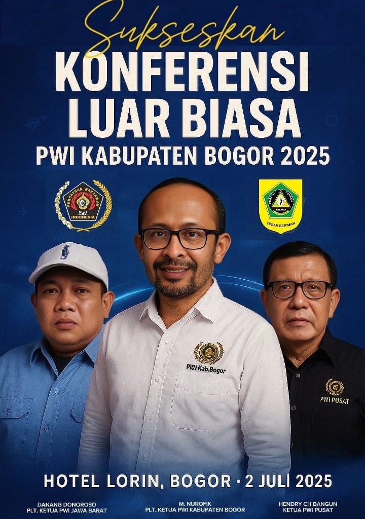 KONFERENSI LUAR BIASA PWI KABUPATEN BOGOR SIAP DIGELAR DI LORIN SENTUL