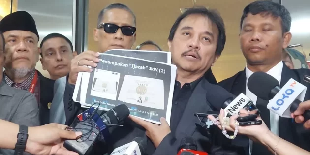 ROY SURYO DKK SAMBANGI POLDA METRO, MINTA GELAR PERKARA IJASAH JOKOWI