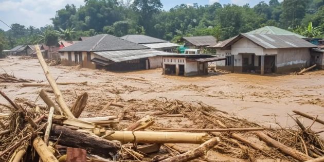 RATUSAN ORANG MENINGGAL DUNIA AKIBAT BENCANA DI SUMATRA