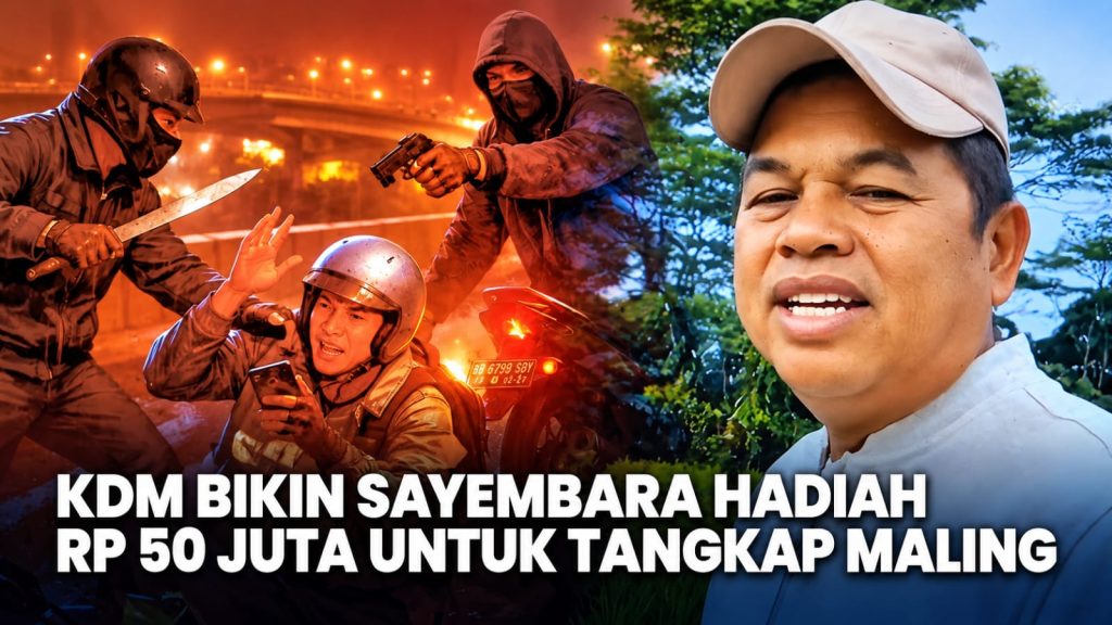 BIKIN GEBRAKAN BARU, KDM BUKA SAYEMBARA TANGKAP BEGAL DAPAT HADIAH UANG